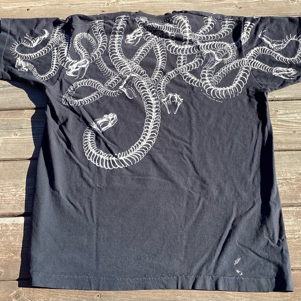 1993 Liquid Blue Mens Graphic Tee XL Cotton Vintage - Picture 11 of 16